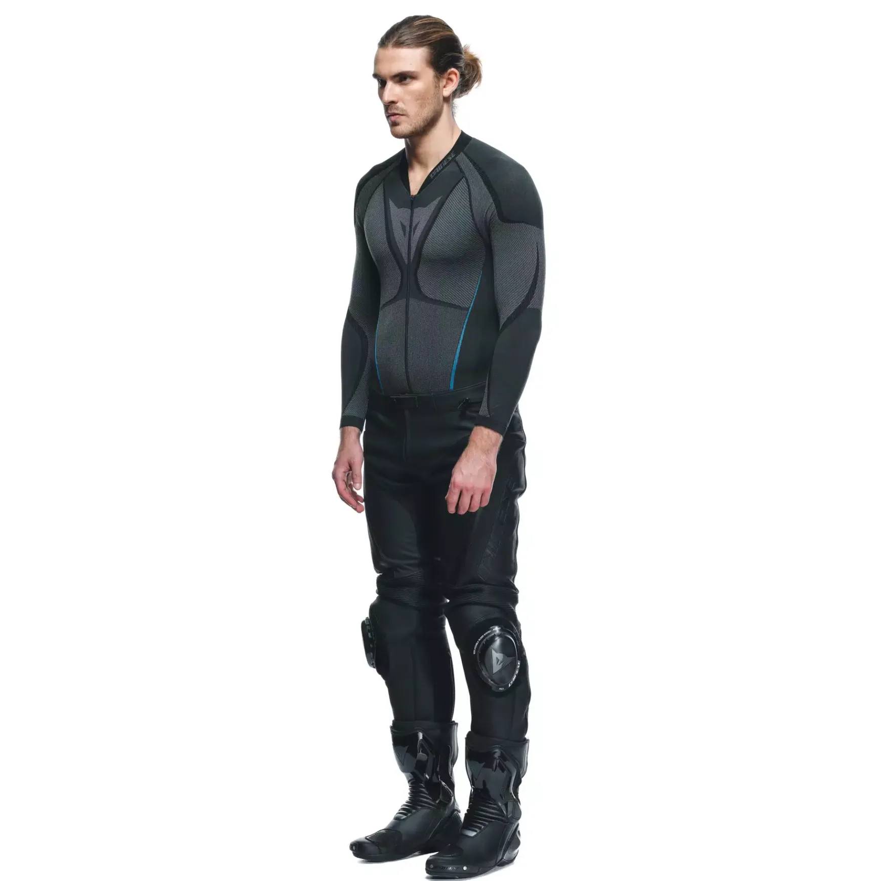Dainese DELTA 4 S/T LEATHER PANTS BLACK/BLACK Clearance
