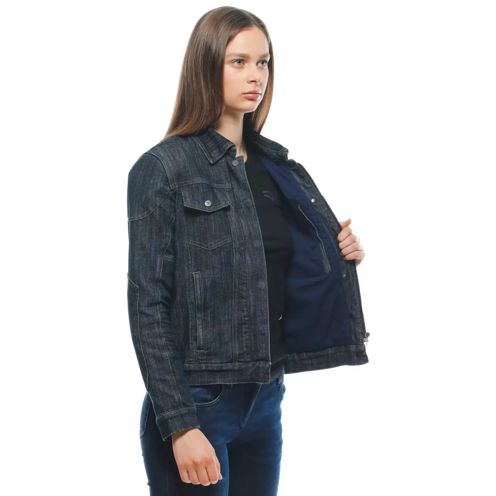 Dainese DENIM TEX JACKET LADY BLUE Best