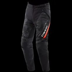 Dainese DRAKE 2 SUPER AIR TEX PANTS BLACK/ANTHRACITE/RED-FLUO Discount
