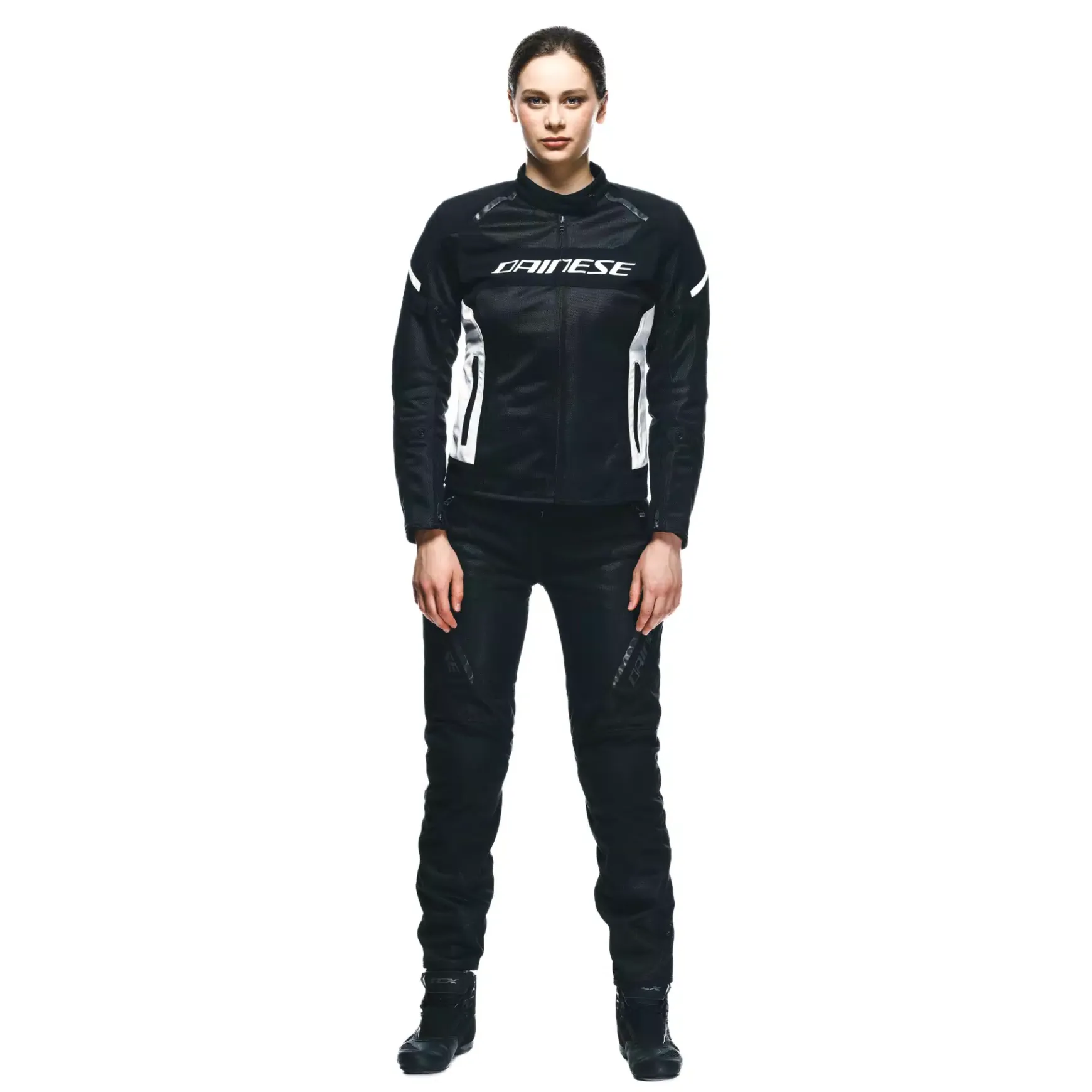 Dainese DRAKE 2 SUPER AIR TEX PANTS WMN BLACK/BLACK Discount