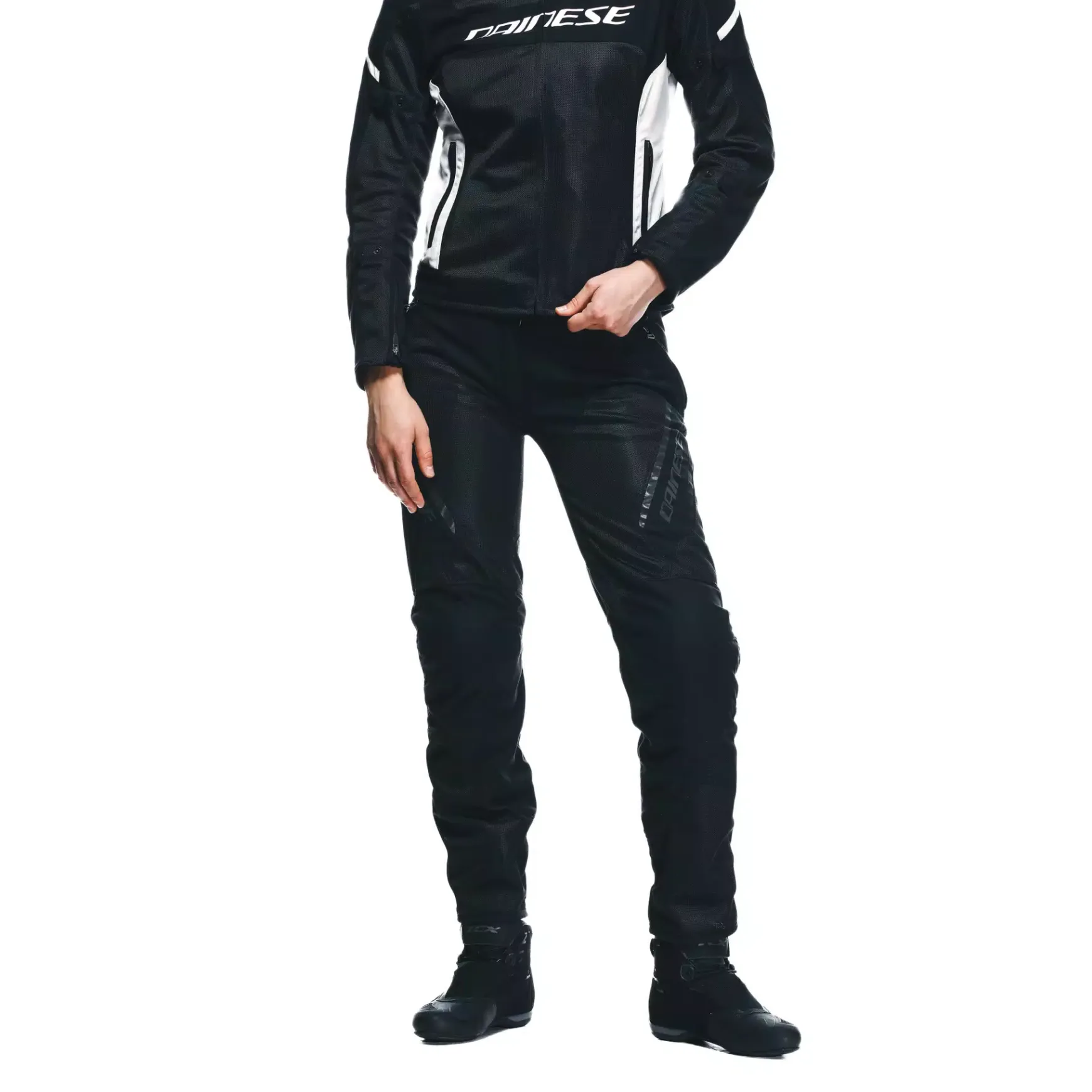Dainese DRAKE 2 SUPER AIR TEX PANTS WMN BLACK/BLACK Discount