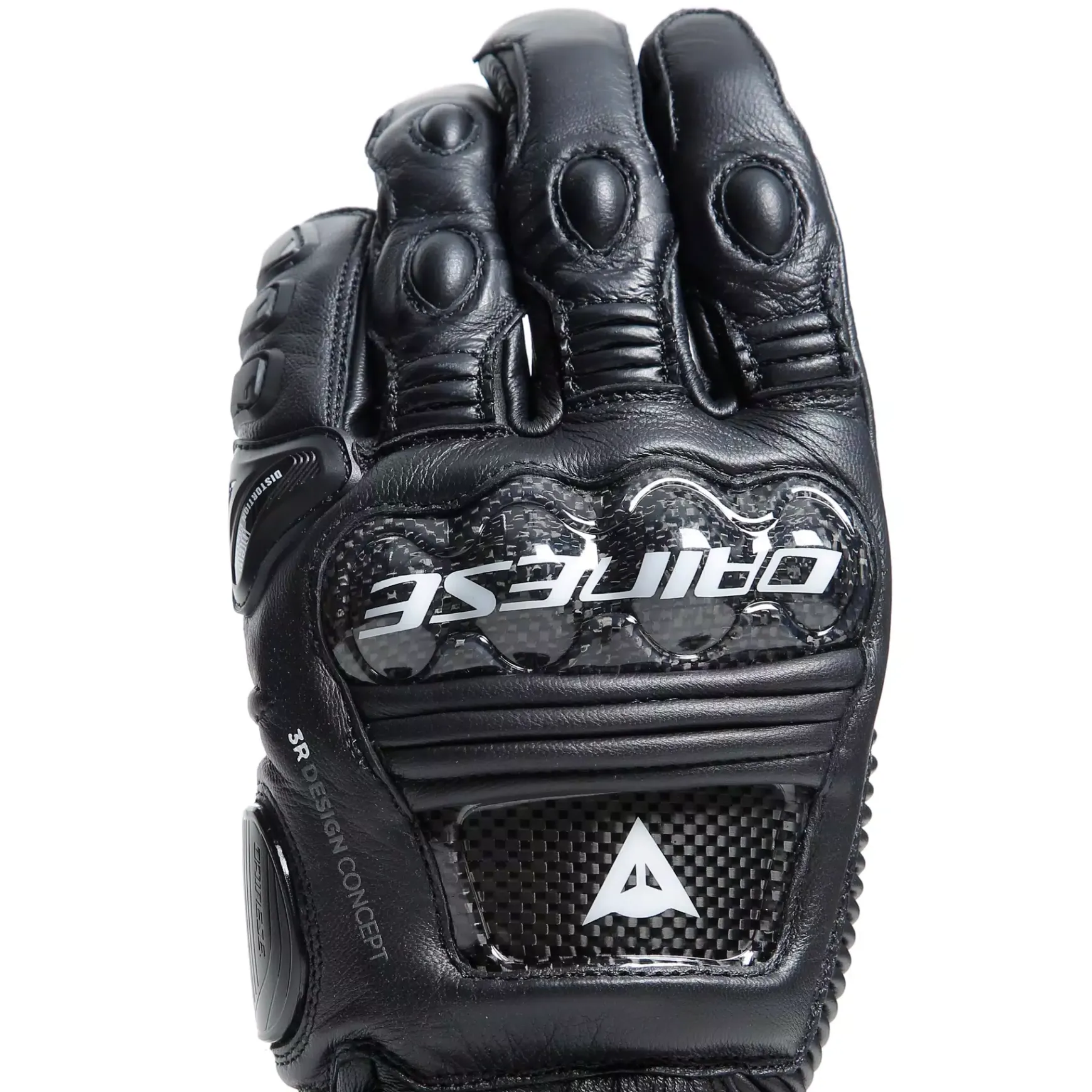 Dainese DRUID 4 LEATHER GLOVES BLACK/BLACK/CHARCOAL-GRAY Clearance