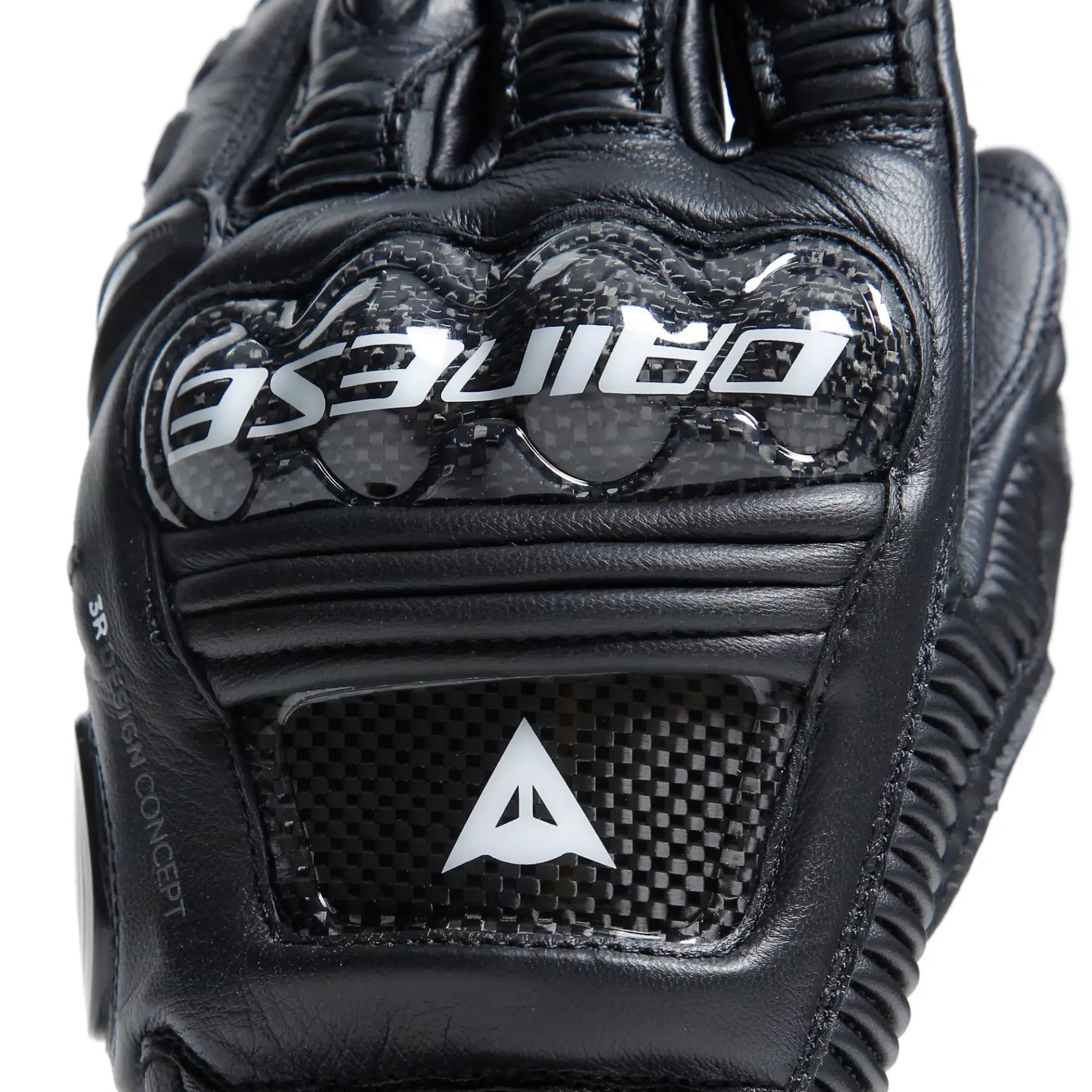 Dainese DRUID 4 LEATHER GLOVES BLACK/BLACK/CHARCOAL-GRAY Clearance