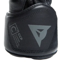Dainese DRUID 4 LEATHER GLOVES BLACK/BLACK/CHARCOAL-GRAY Clearance