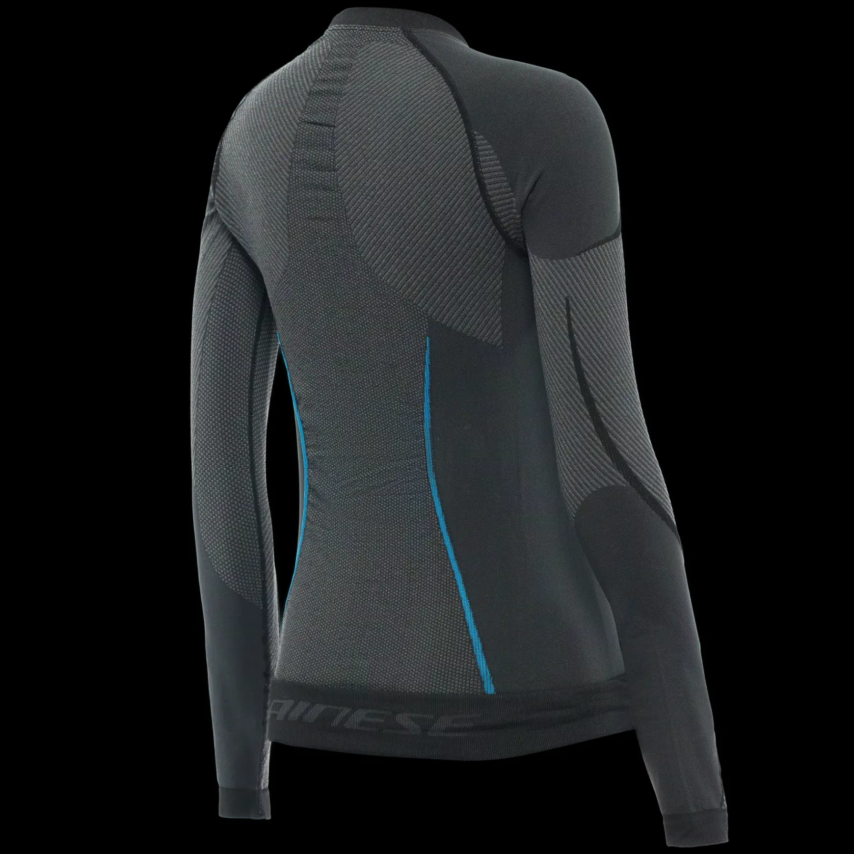 Dainese DRY LS SKI LANGARMSHIRT FÜR DAMEN BLACK/BLUE Clearance