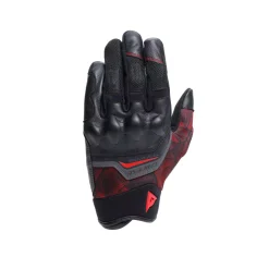 Dainese ERMEX - SOMMER-MOTORENHANDSCHUHE AUS STOFF BLACK/RED-LAVA
