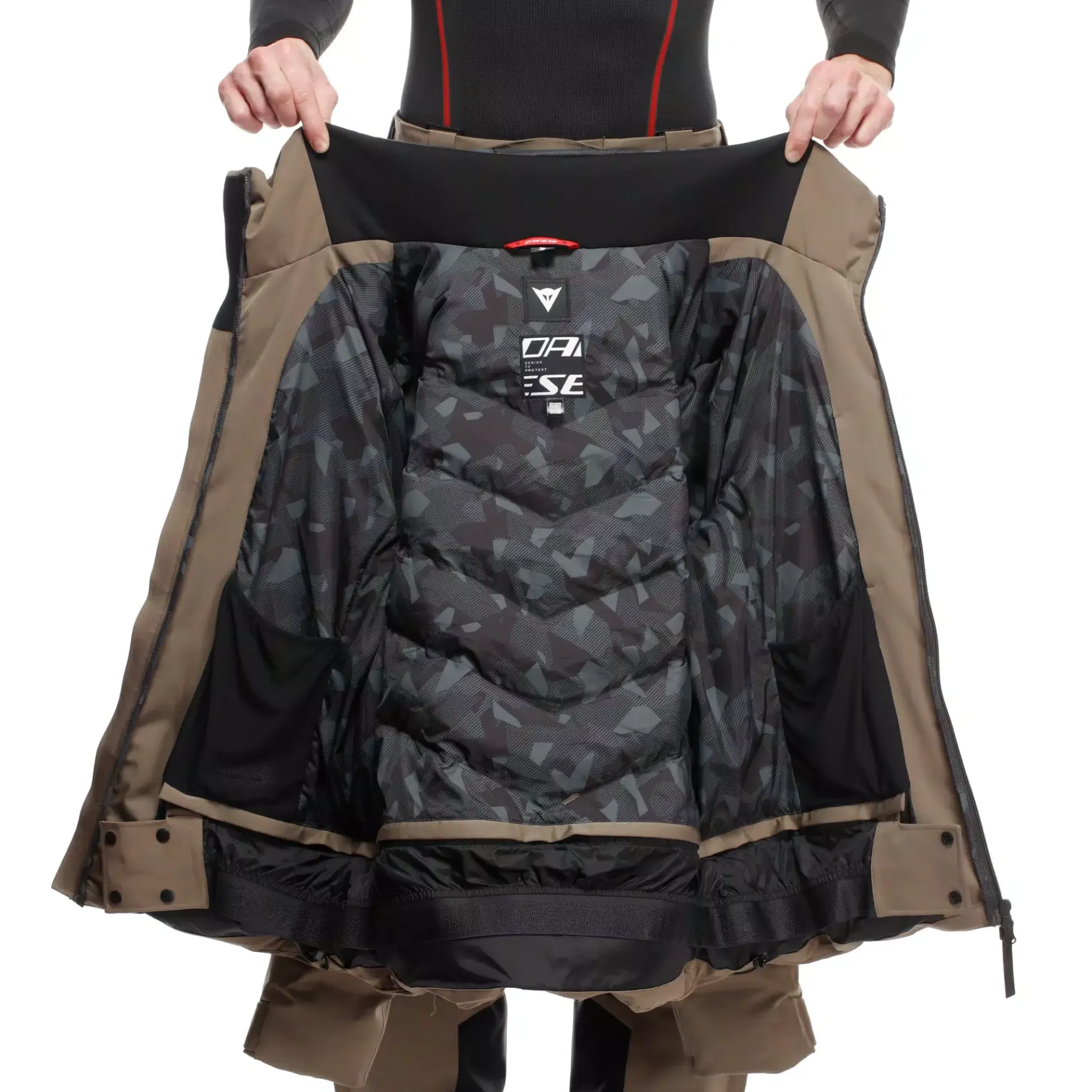 Dainese ETESIA AEROSENSE-DRY - HERREN-SKIJACKE BUNGEE BROWN Outlet