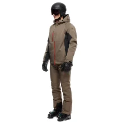 Dainese ETRA AEROSENSE-DRY - HERREN-SKIJACKE BUNGEE BROWN/STRETCH LIMO Clearance