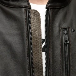 Dainese FULCRO LEATHER JACKET DARK-BROWN Discount