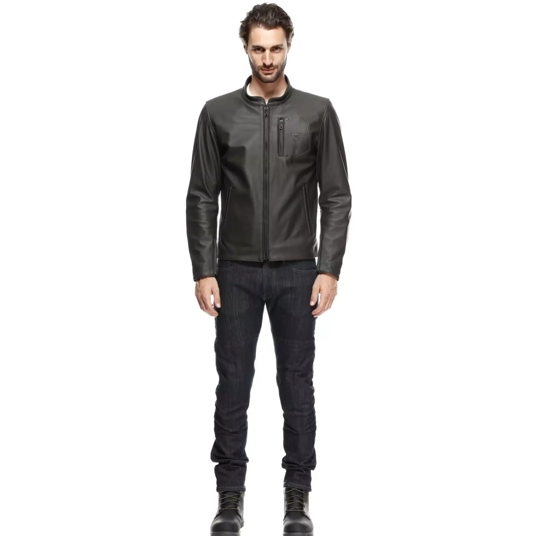 Dainese FULCRO LEATHER JACKET DARK-BROWN Discount