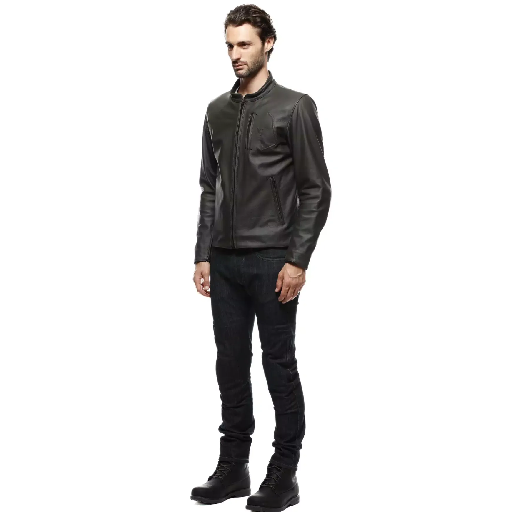 Dainese FULCRO LEATHER JACKET DARK-BROWN Discount