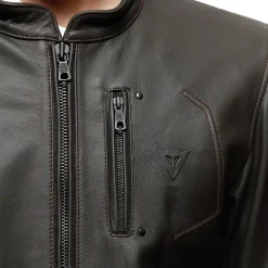 Dainese FULCRO LEATHER JACKET DARK-BROWN Discount