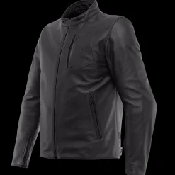 Dainese FULCRO LEATHER JACKET BLACK Clearance