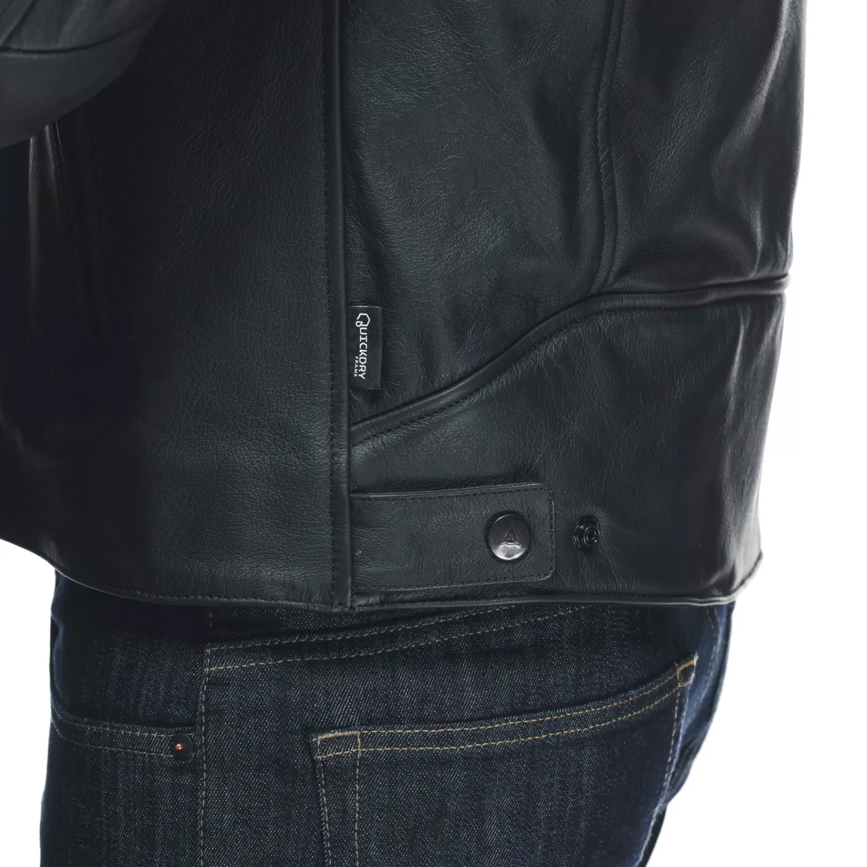 Dainese FULCRO LEATHER JACKET BLACK Clearance