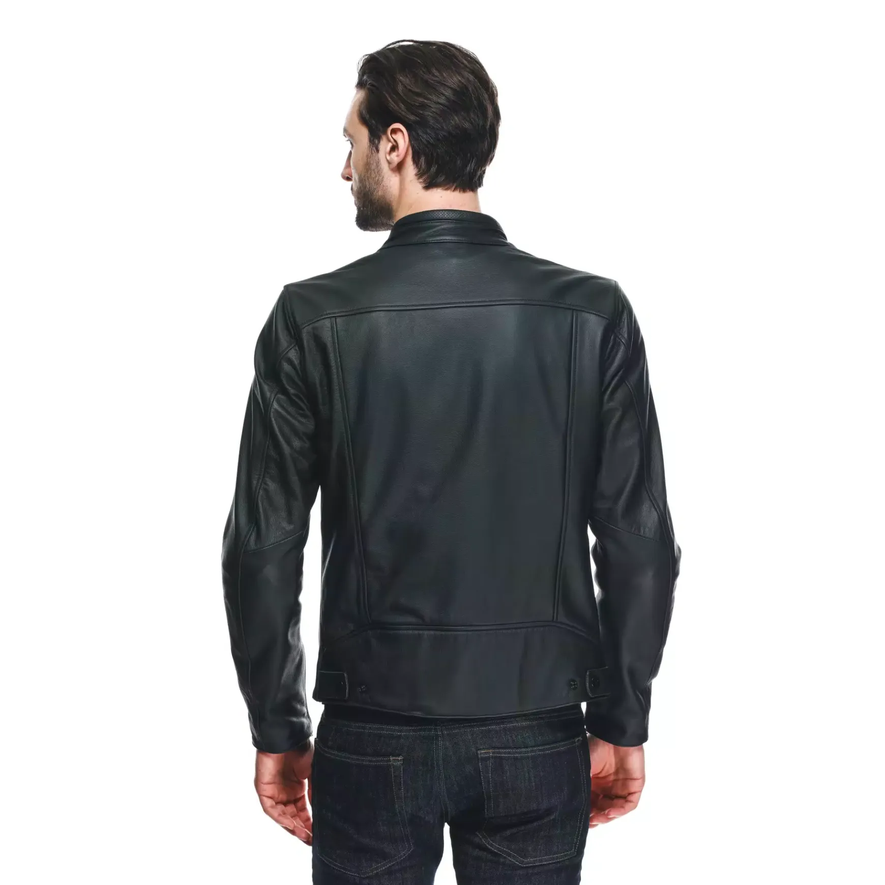 Dainese FULCRO LEATHER JACKET BLACK Clearance