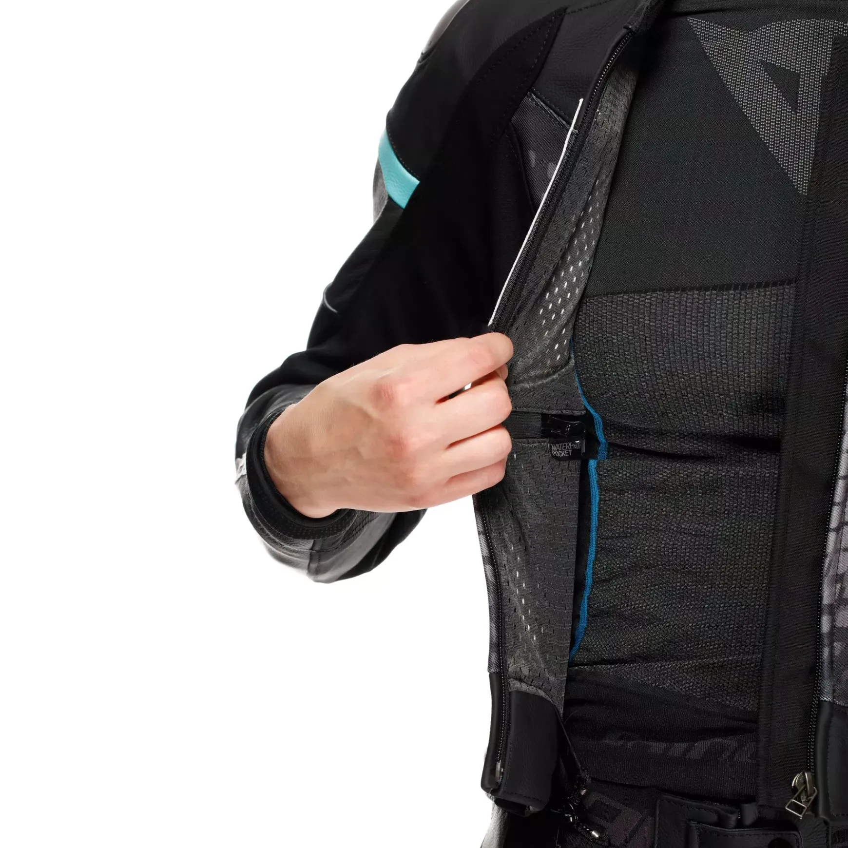 Dainese FULMINEA - ZWEITEILIGER LEDERANZUG DAMEN BLACK/ANTHRACITE/WHITE Discount
