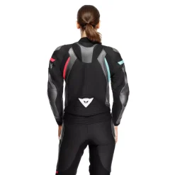 Dainese FULMINEA - ZWEITEILIGER LEDERANZUG DAMEN BLACK/ANTHRACITE/WHITE Discount