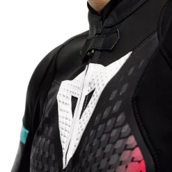 Dainese FULMINEA - ZWEITEILIGER LEDERANZUG DAMEN BLACK/ANTHRACITE/WHITE Discount