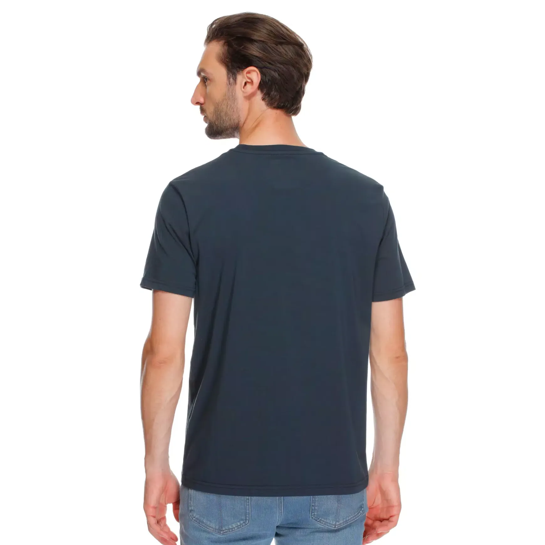 Dainese GEOMETRICA - RUNDHALS T SHIRT HERREN CARBON/WHITE STRIPES Online