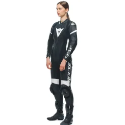 Dainese GROBNIK LADY LEATHER 1PC SUIT PERF BLACK/BLACK/WHITE Clearance