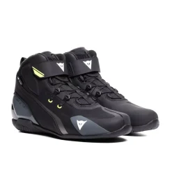 Dainese HERIAN D-WP - WASSERDICHTE MOTORRADSCHUHE BLACK/WHITE/YELLOW-FLUO Outlet