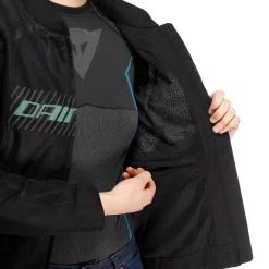 Dainese HEROSPHERE AIR - DAMEN-MOTORRADJACKE BLACK/GRAY/LIGHT GREEN Discount