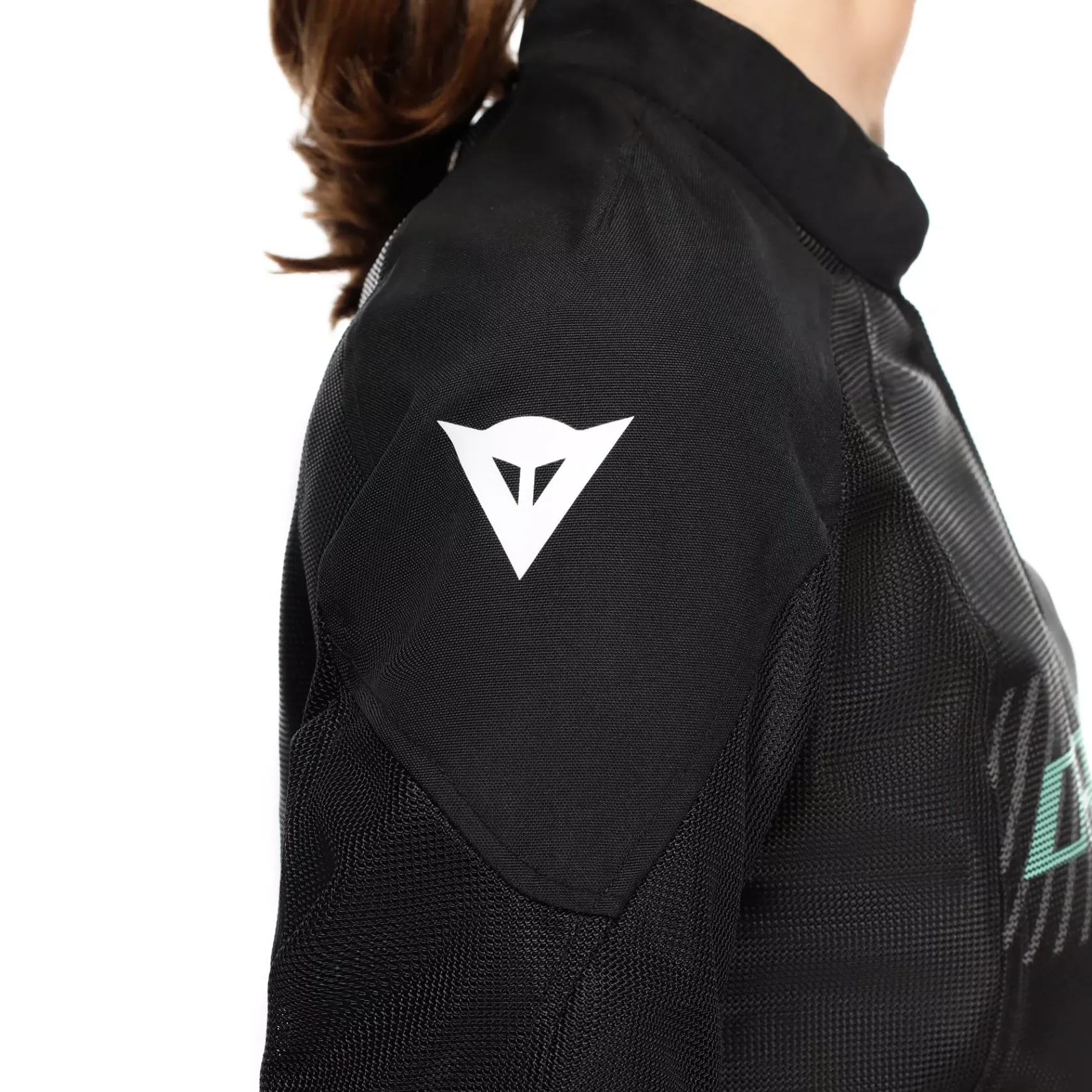 Dainese HEROSPHERE AIR - DAMEN-MOTORRADJACKE BLACK/GRAY/LIGHT GREEN Discount