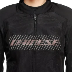 Dainese HEROSPHERE AIR - DAMEN-MOTORRADJACKE BLACK/WHITE/PEACH