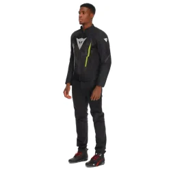 Dainese HEROSPHERE AIR - MOTORRADJACKE SOMMER HERREN BLACK/WHITE/YELLOW-FLUO Sale