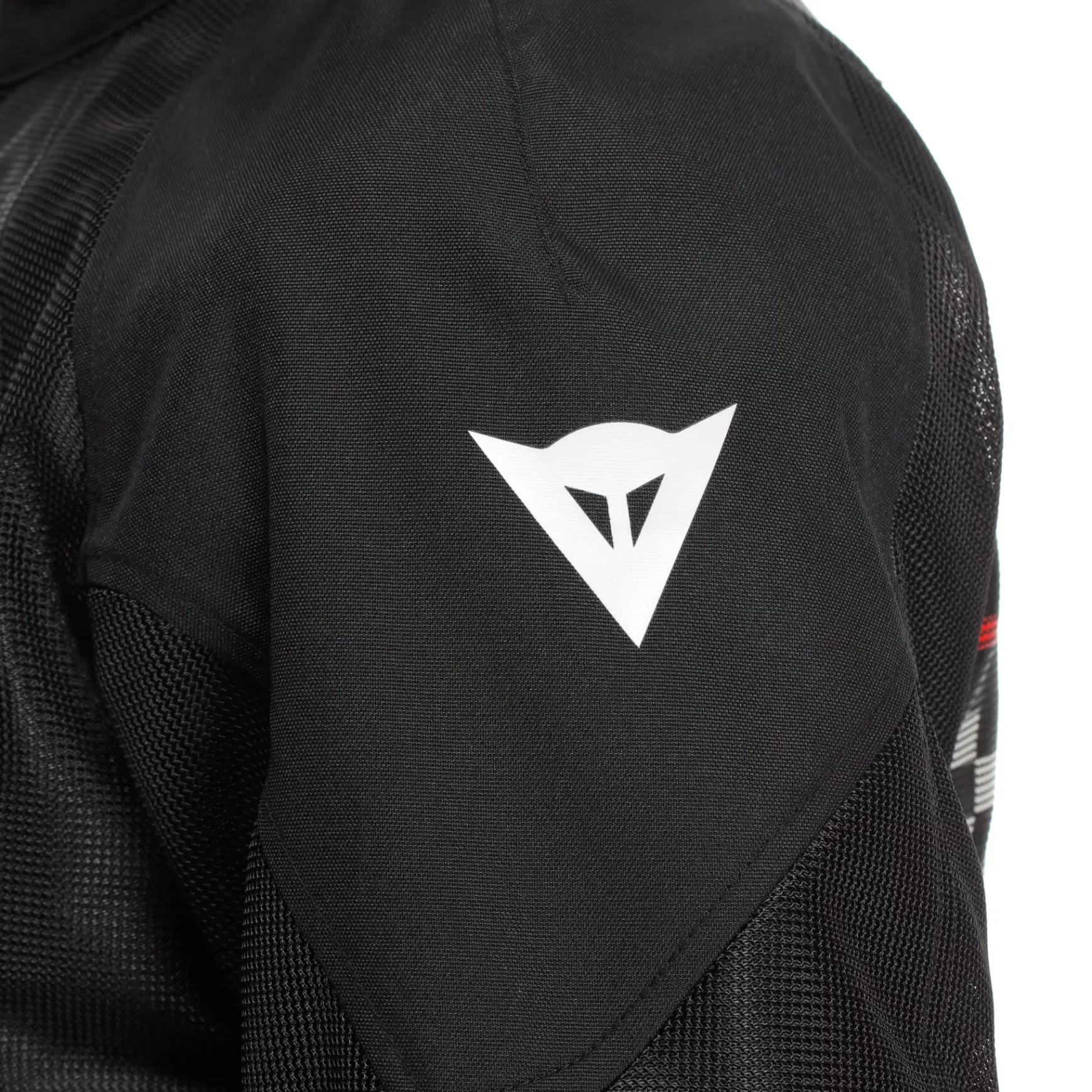Dainese HEROSPHERE AIR - MOTORRADJACKE SOMMER HERREN BLACK/WHITE STRIPES/RED Outlet