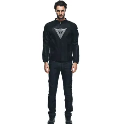 Dainese HEROSPHERE AIR - MOTORRADJACKE SOMMER HERREN BLACK/WHITE DIAMOND