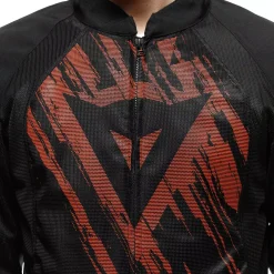 Dainese HEROSPHERE AIR - MOTORRADJACKE SOMMER HERREN BLACK/RED TARMAC New