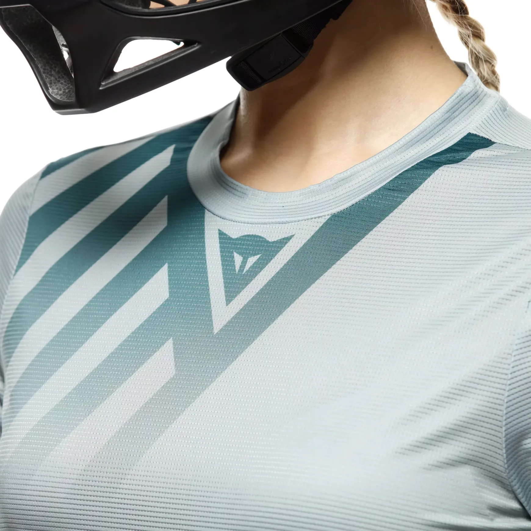 Dainese HG AER JERSEY LS - DAMEN LANGARM-BIKE-SHIRT GREEN-WATER Hot