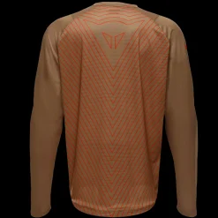 Dainese HG AER JERSEY LS - HERREN LANGARM-BIKE-SHIRT BROWN/RED New
