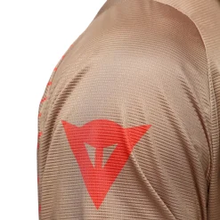 Dainese HG AER JERSEY LS - HERREN LANGARM-BIKE-SHIRT BROWN/RED New
