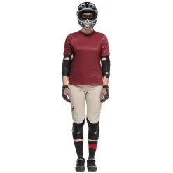 Dainese HG AER JERSEY SS - DAMEN KURZARM-BIKE-SHIRT WINDSOR WINE New