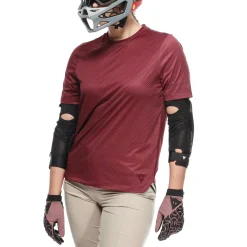 Dainese HG AER JERSEY SS - DAMEN KURZARM-BIKE-SHIRT WINDSOR WINE New