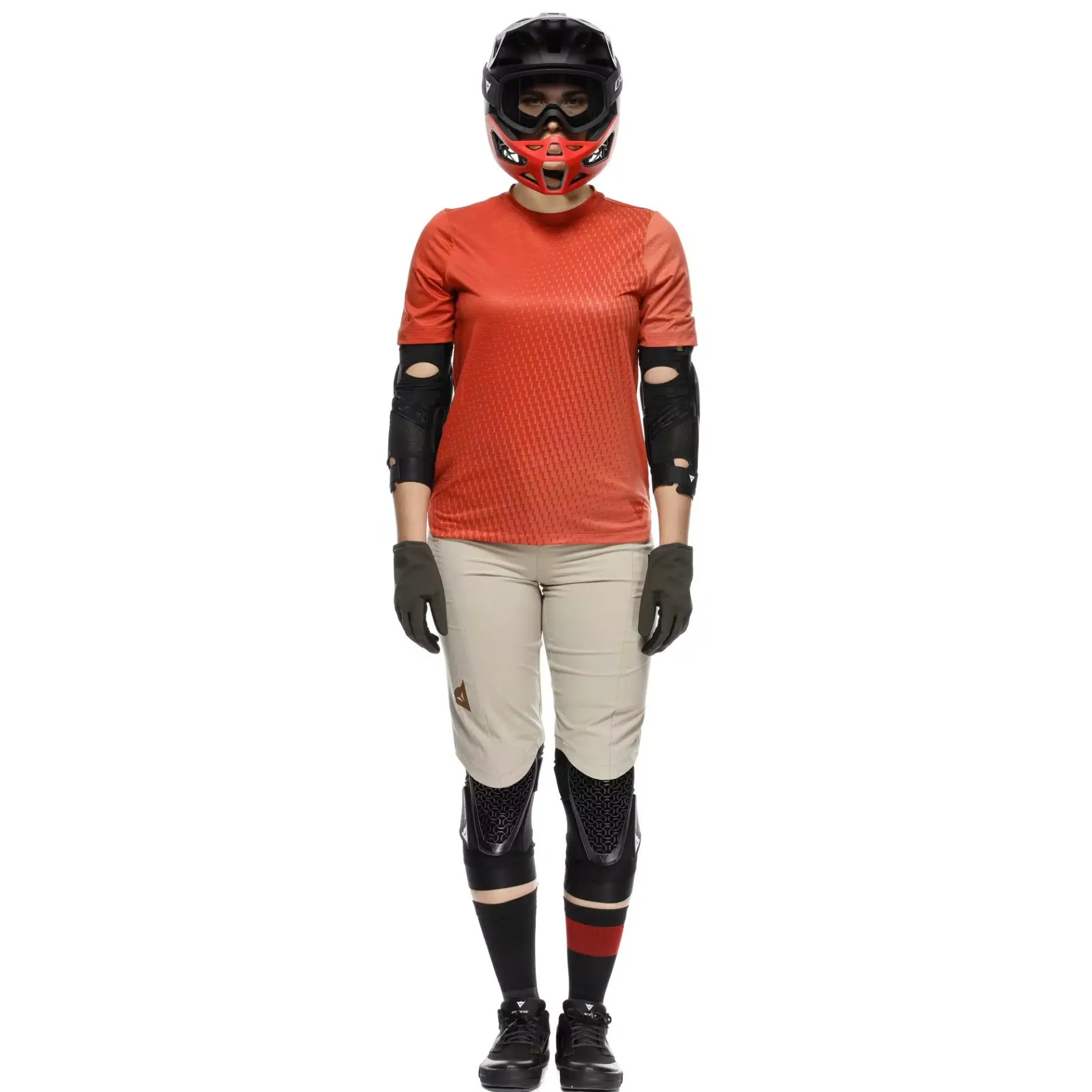 Dainese HG AER JERSEY SS - DAMEN KURZARM-BIKE-SHIRT RED Best