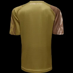 Dainese HG AER JERSEY SS - HERREN KURZARM-BIKE-SHIRT AVOCADO OIL/BROWN/TAUPE Best
