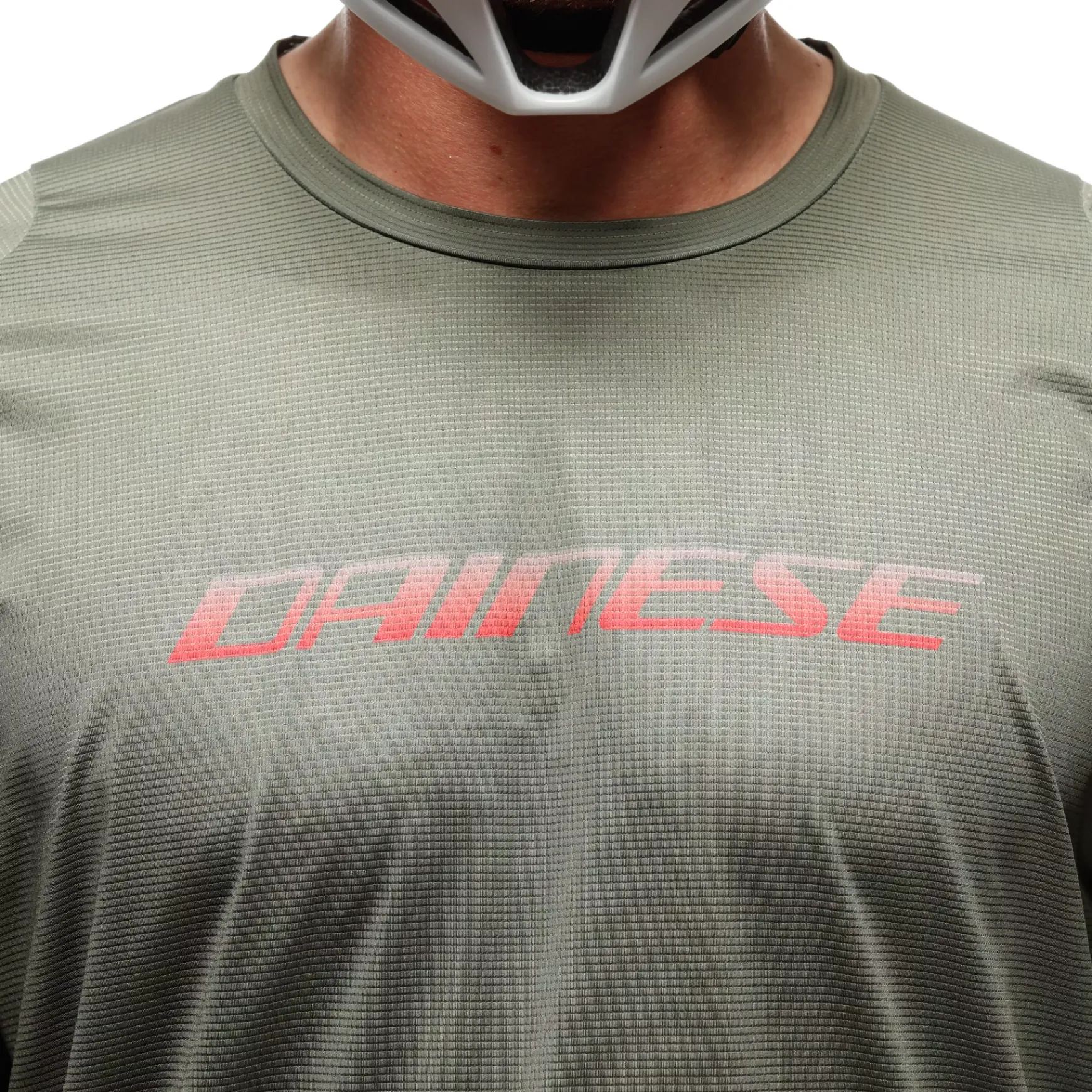 Dainese HG AER JERSEY SS - HERREN KURZARM-BIKE-SHIRT GREEN/RED