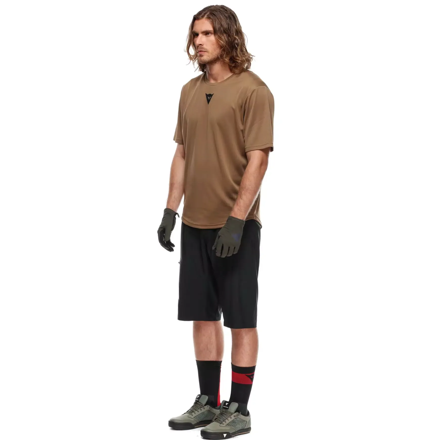 Dainese HG OMNIA JERSEY SS - HERREN KURZARM-BIKE-SHIRT BROWN