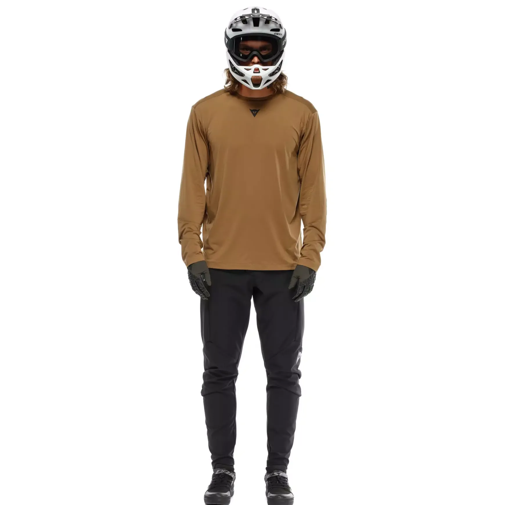 Dainese HG ROX JERSEY LS - HERREN LANGARM-BIKE-SHIRT BROWN Clearance