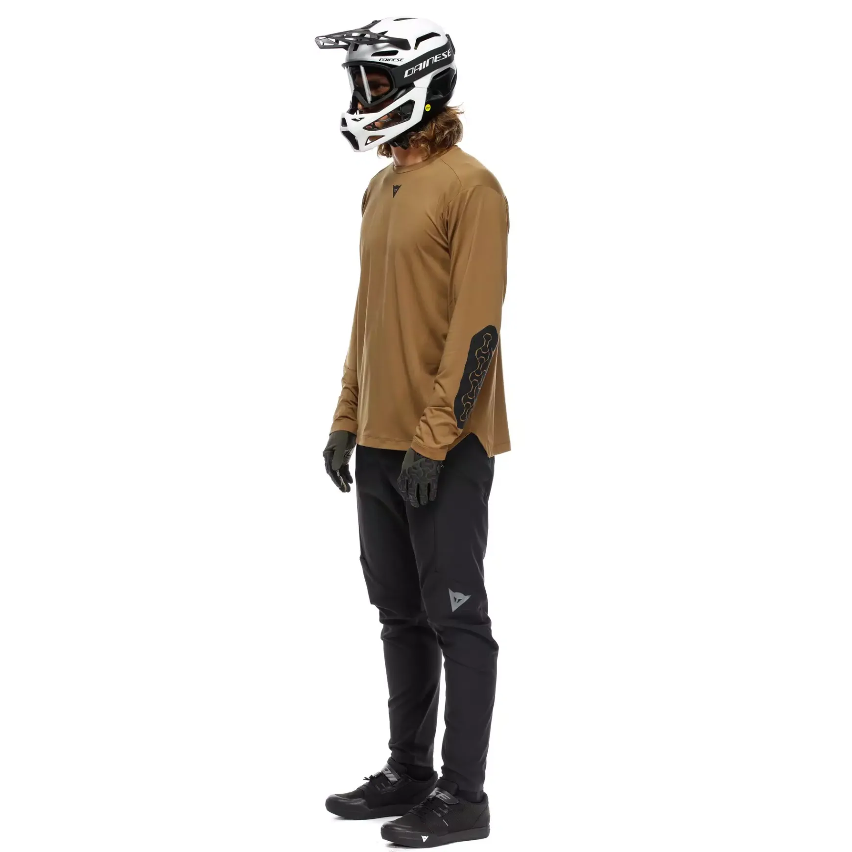 Dainese HG ROX JERSEY LS - HERREN LANGARM-BIKE-SHIRT BROWN Clearance