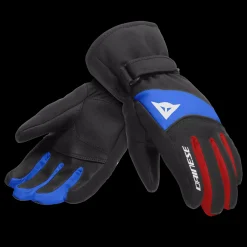 Dainese HP SCARABEO SKIHANDSCHUHE FÜR KINDER BLACK-TAPS/HIGH-RISK-RED/LAPIS-BLUE Clearance
