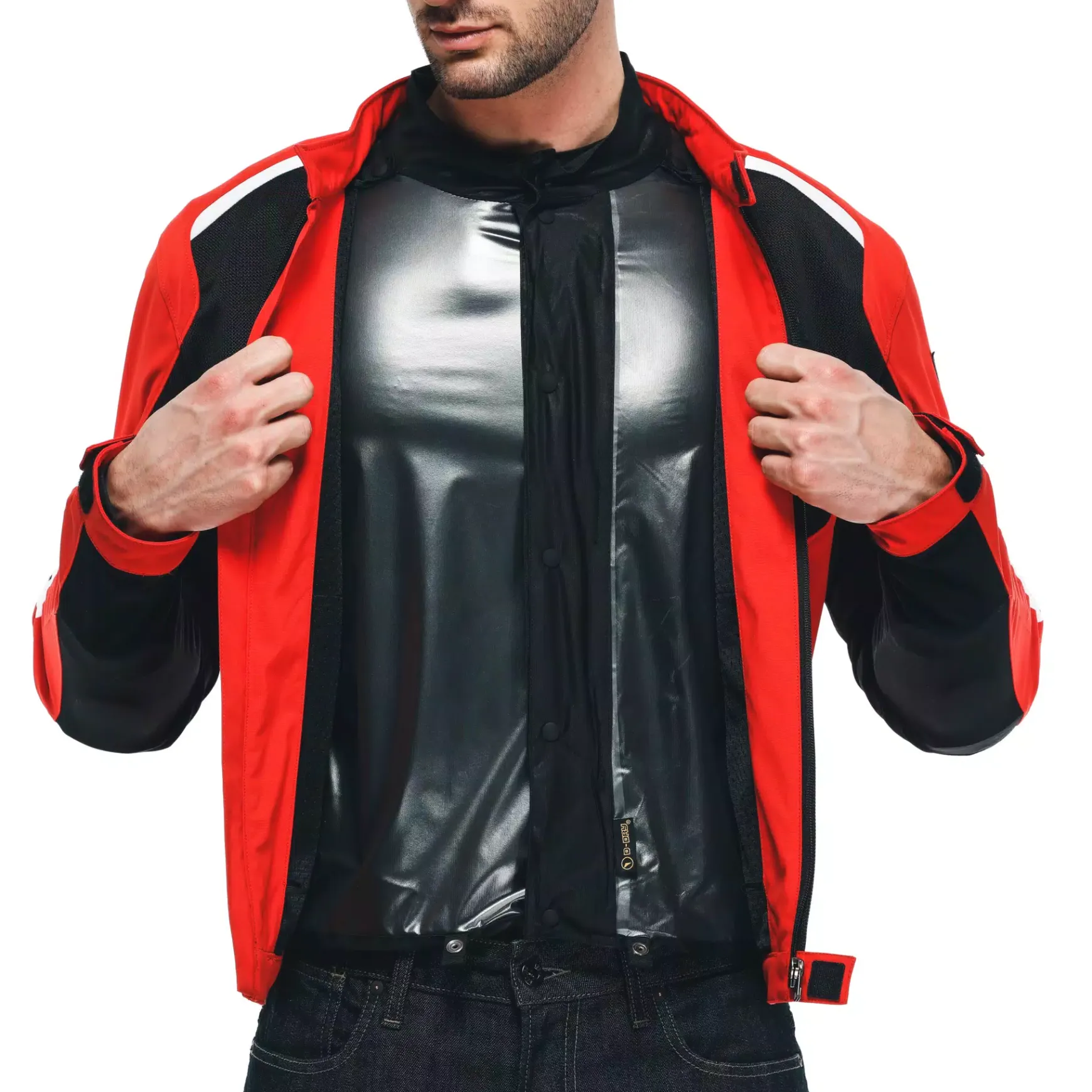 Dainese HYDRAFLUX 2 AIR D-DRY® JACKET BLACK/LAVA-RED Online