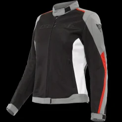 Dainese HYDRAFLUX 2 AIR LADY D-DRY® JACKET BLACK/CHARCOAL-GRAY/LAVA-RED Best