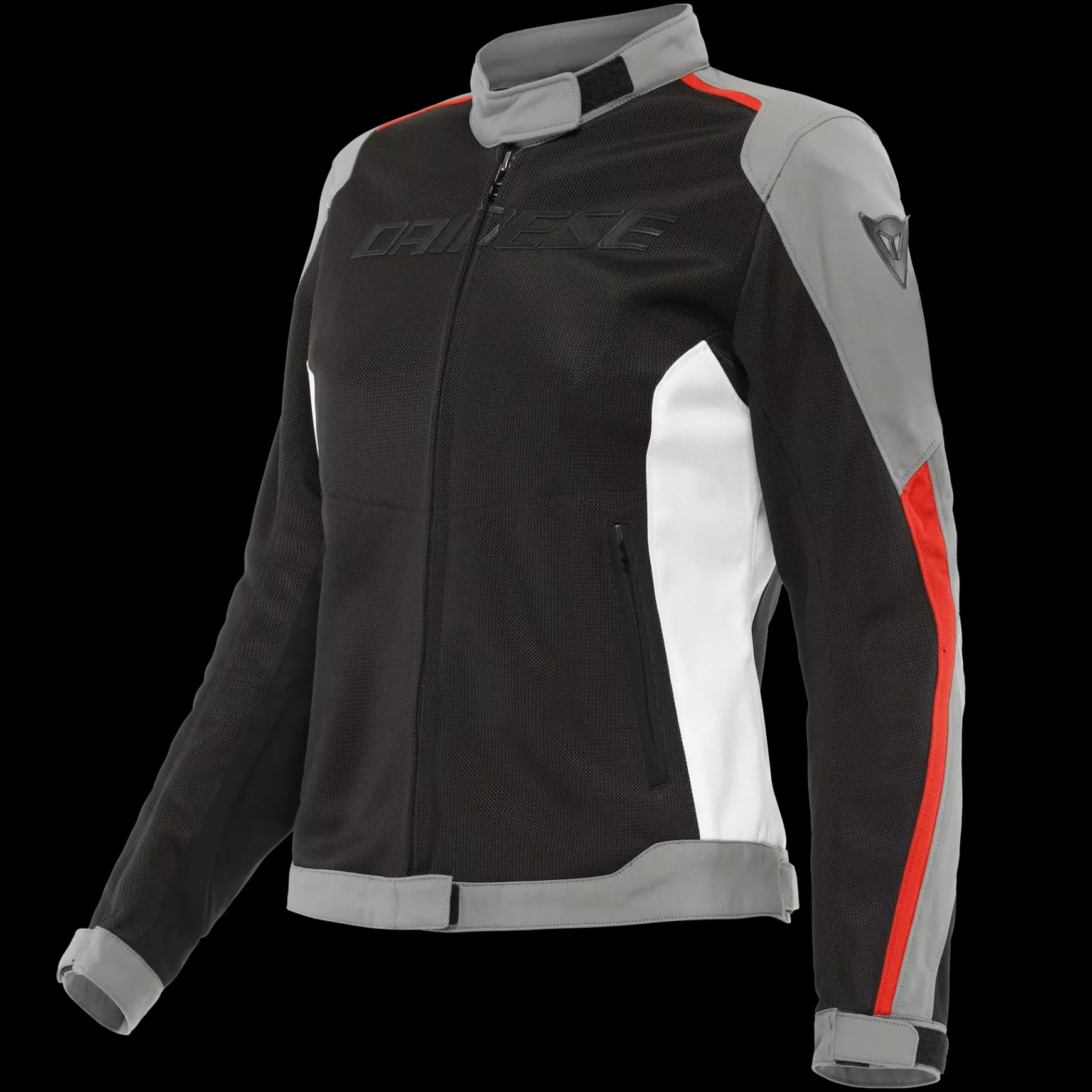 Dainese HYDRAFLUX 2 AIR LADY D-DRY® JACKET BLACK/CHARCOAL-GRAY/LAVA-RED Best