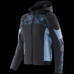Dainese IGNITE 2 - MOTORRADJACKE TEXTIL FÜR DAMEN BLACK/BLUE MIRAGE Hot