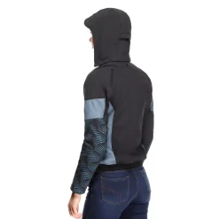 Dainese IGNITE 2 - MOTORRADJACKE TEXTIL FÜR DAMEN BLACK/BLUE MIRAGE Hot