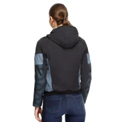 Dainese IGNITE 2 - MOTORRADJACKE TEXTIL FÜR DAMEN BLACK/BLUE MIRAGE Hot